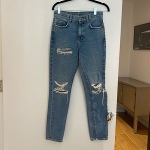 Carmar light wash ripped jeans